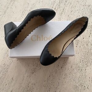 Chloe Woman's Calf Waves Pump Sz 37.5 in original box